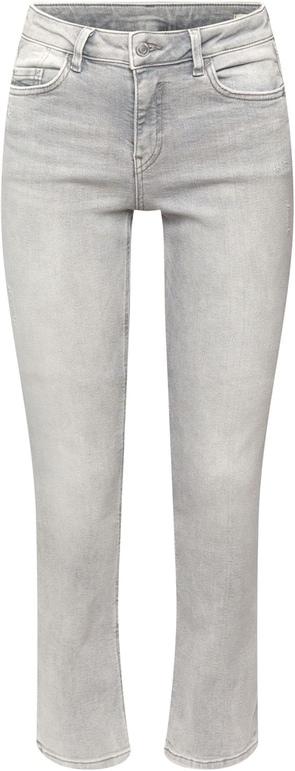 ESPRIT Damen Jeans 26W / 32L 922/Grey Medium Wash, 26W / 32L 922/Grey Medium Wash