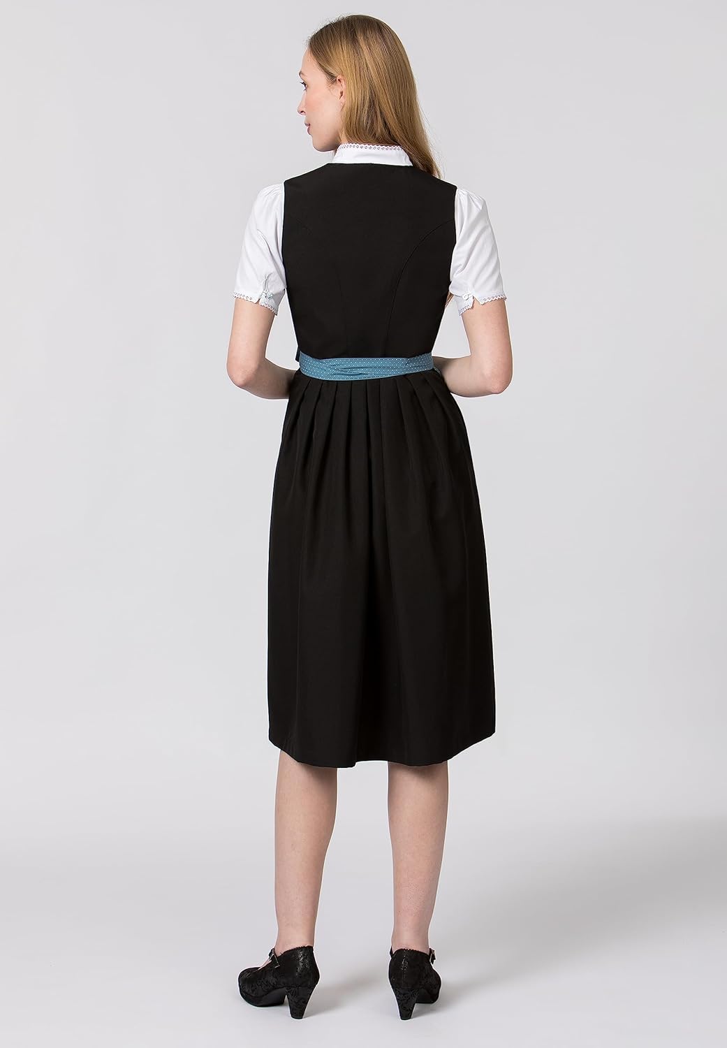 Stockerpoint Damen Schürze Molina Dirndlschürze, Rauchblau, 34-38
