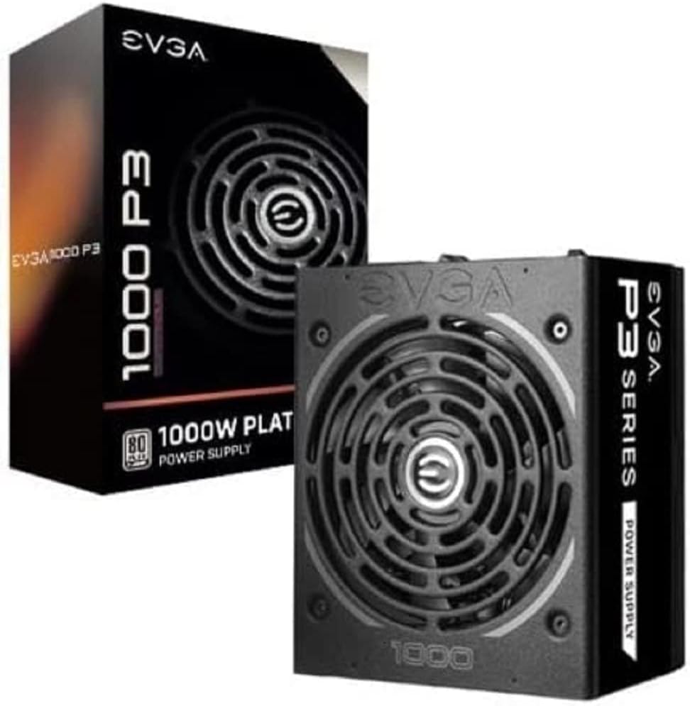EVGA Supernova 1000 P3, 80 Plus Platinum 1000W, Fully Modular, Eco Mode with FDB Fan, 10 Year Warran