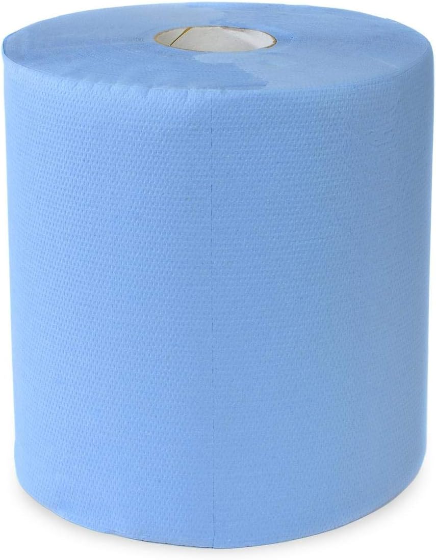 Semy Top ST-88785 Handtuchrolle, 2-lagig, 20 cm, Blau (6-er Pack) Single, Single