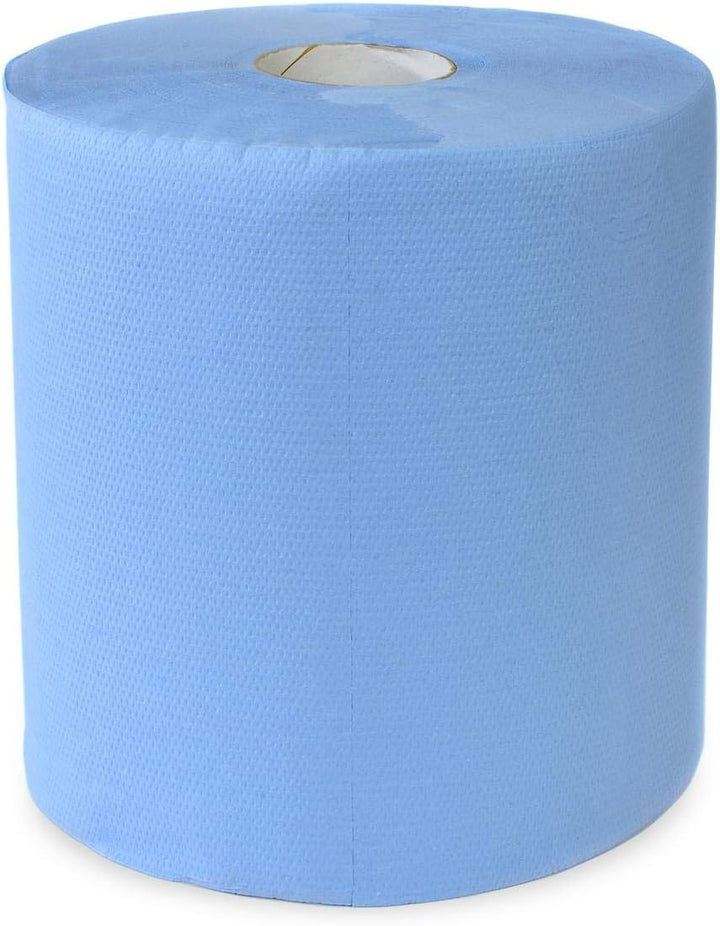 Semy Top ST-88785 Handtuchrolle, 2-lagig, 20 cm, Blau (6-er Pack) Single, Single