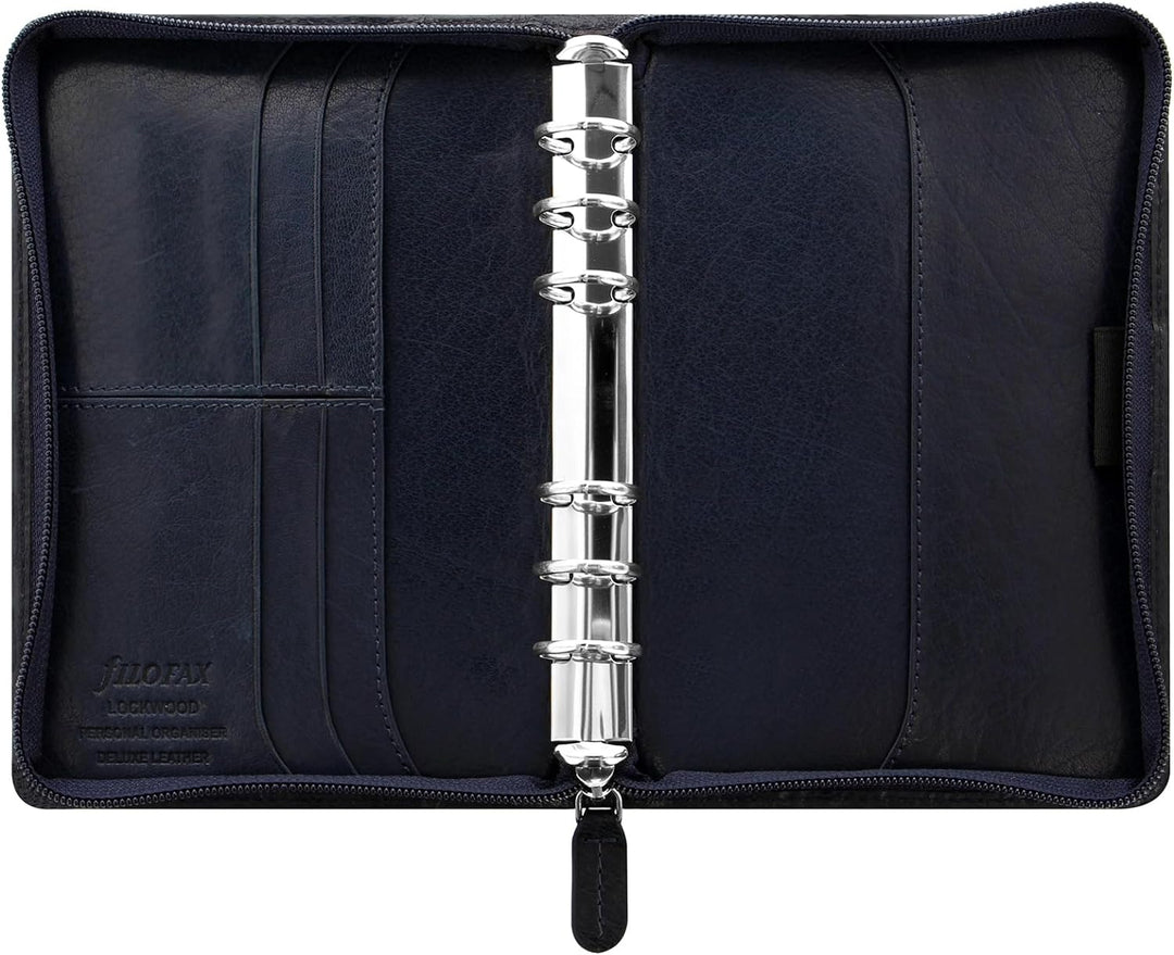 Filofax 26111 Organizer Lockwood Personal Zip, navy