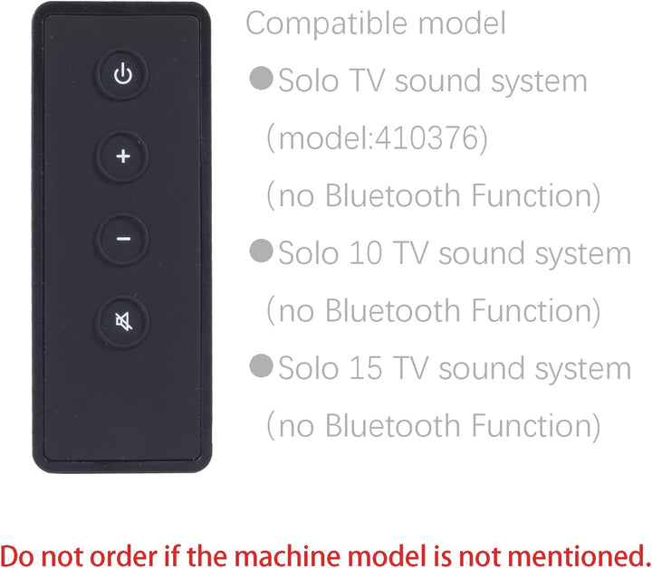 DHCHAPU Fernbedienung für Bose CineMate 10, Cinemate 15 und Solo 10.15 TV-Soundsystem