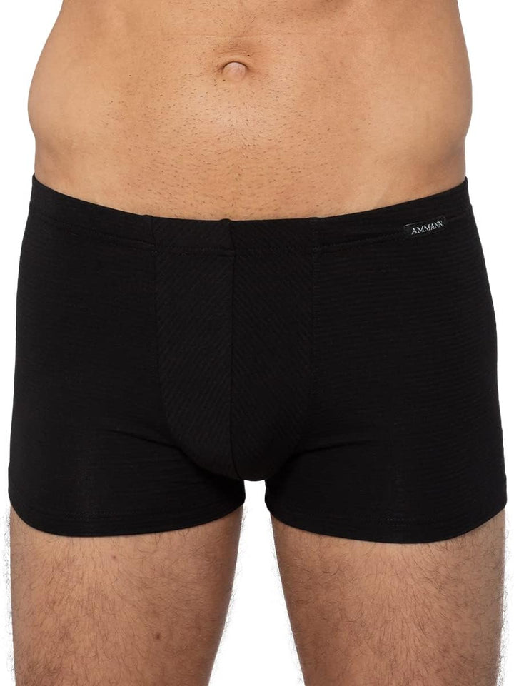 Ammann 3er Pack Herren Pants Retro-Shorts - Cotton & More - Unterhose ohne Eingriff - Modal-Baumwoll