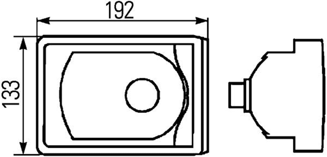 HELLA 2BA 008 805-051 Blinkleuchte - Halogen - 12/24V - Einbau - Lichtscheibenfarbe: glasklar - Stec