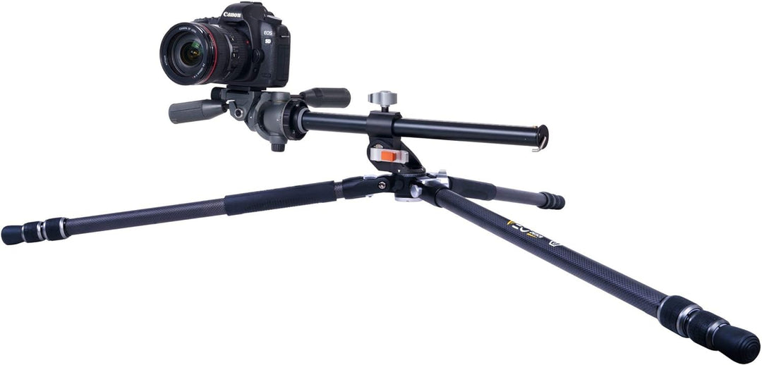 Vanguard VEO 3+ 263CP 263CP Vielseitiges Carbon Stativ - 3-Wege-Panhead, Schwarz