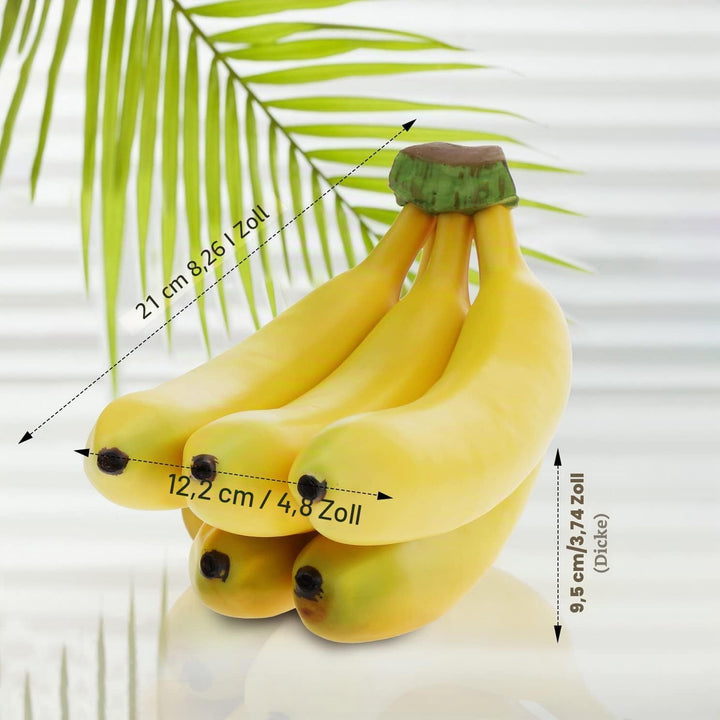 Woration Realistische lebensechte künstliche Bananenstrauss Simulation Obst Modell Display Fotografi