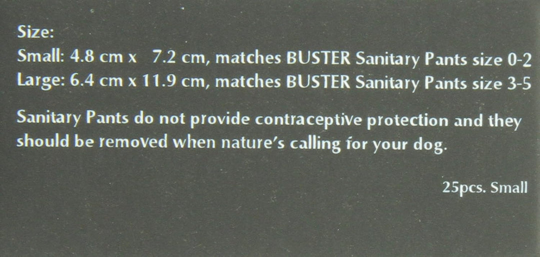 Kruuse Buster Damenbinden Menstruationsbinde, 25 Stück Small, Small