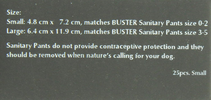 Kruuse Buster Damenbinden Menstruationsbinde, 25 Stück Small, Small
