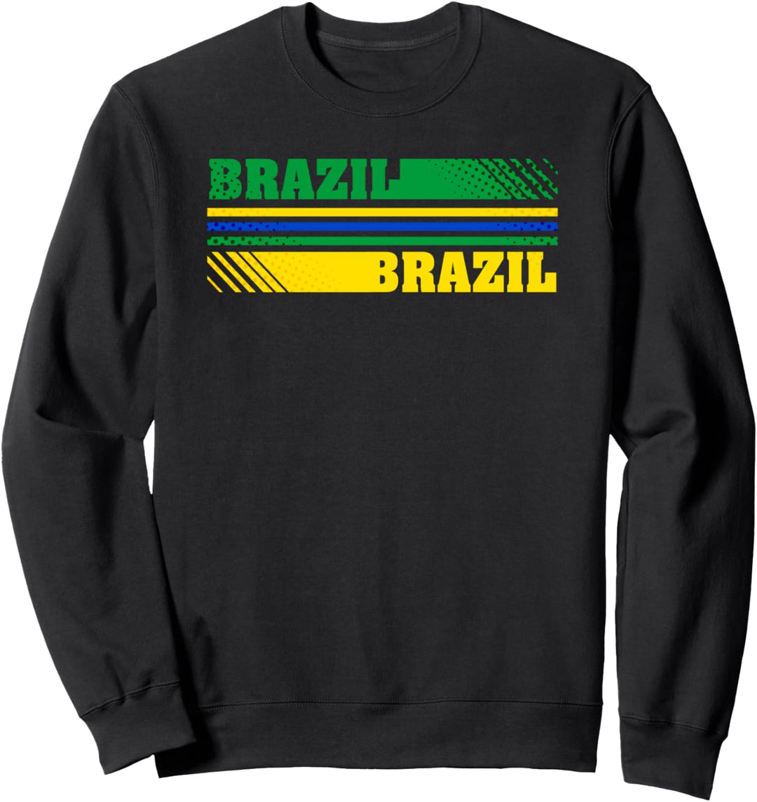 Fifth Sun Brazil Colorful Word Stack Sweatshirt