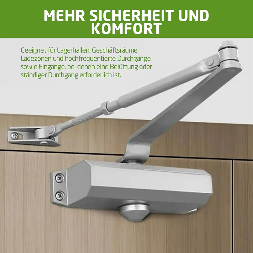 AMIG Türschliesser 20427 777 C/Vorhaltezeit Silber