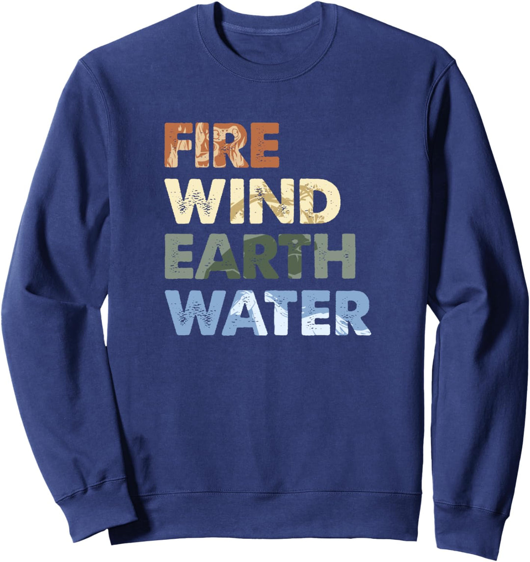 Disney Frozen 2 Element Text Stack Fill Sweatshirt