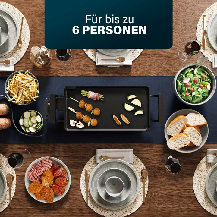 Princess 102209 Table Chef Economy Tischgrill, 43 x 23 cm Kochfläche, einstellbarer Thermostat, BPA-
