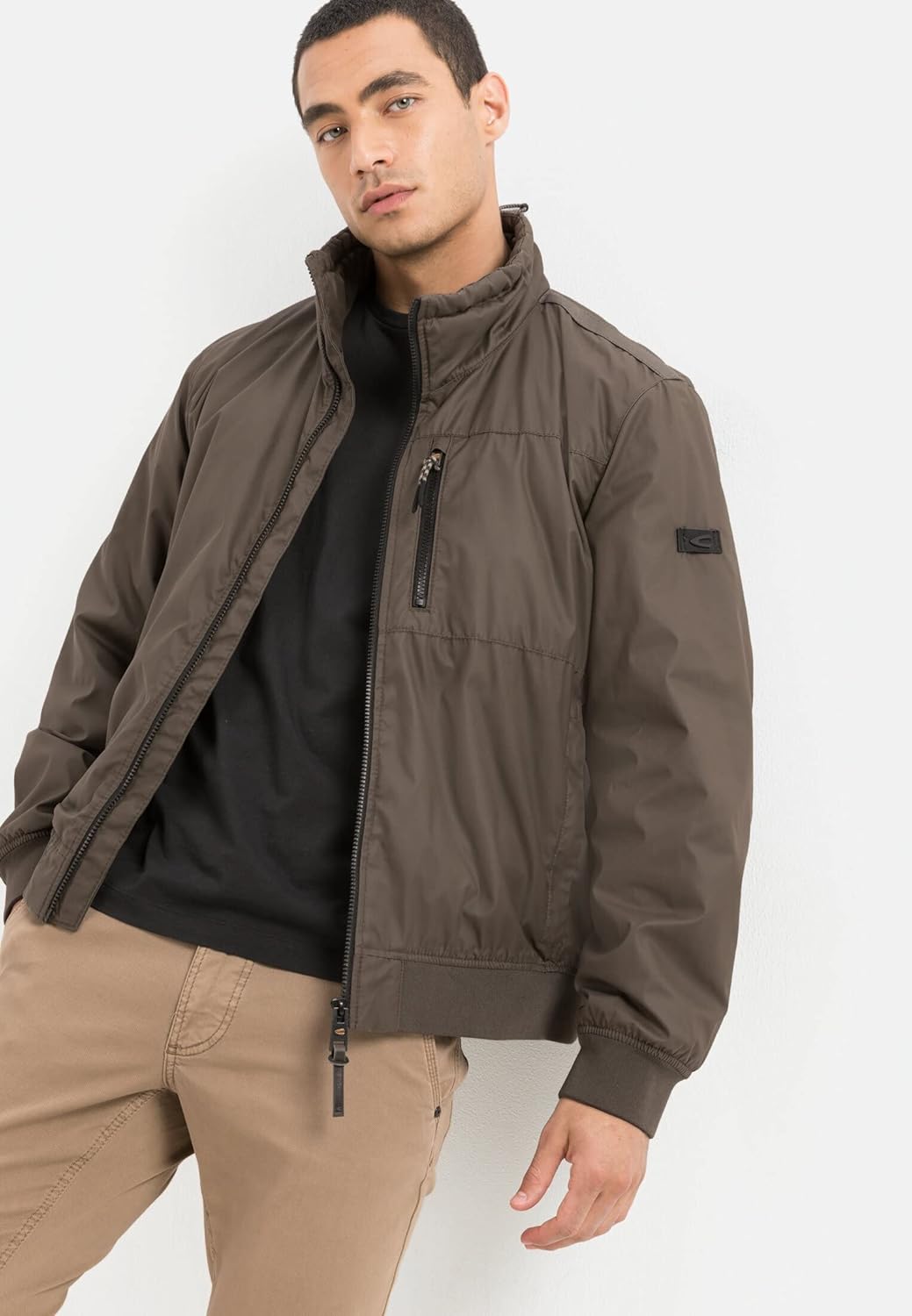 camel active Herren Blouson 28 beluga, 28 beluga