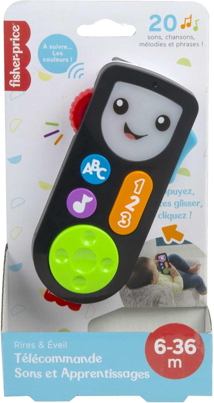 Fisher-Price Lernspass Smart TV Fernbedienung – elektronische Spielzeug-Fernbedienung mit Lerninhalt