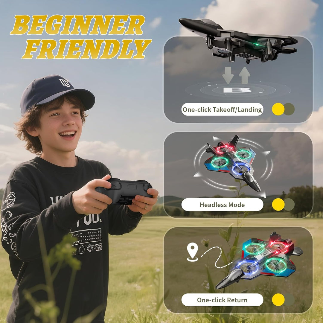4DRC Schäumige ferngesteuerte Flugzeuge für Kinder und Erwachsene, RC Flugzeugspielzeuge für Jungen,