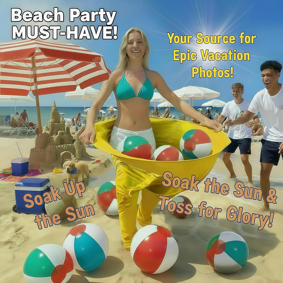 Spiele für Draussen - Gartenspiele Outdoor Spiele Erwachsene, Party Wurfspiel mit 8 Bällen und Luftp