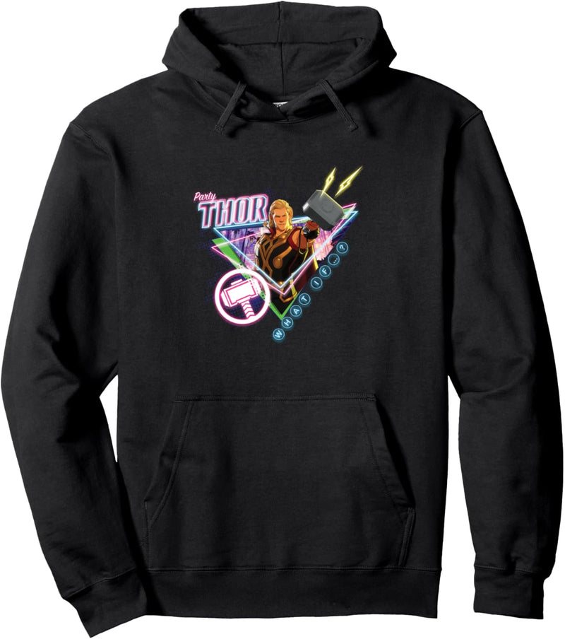 Marvel What If Party Thor Poster Pullover Hoodie