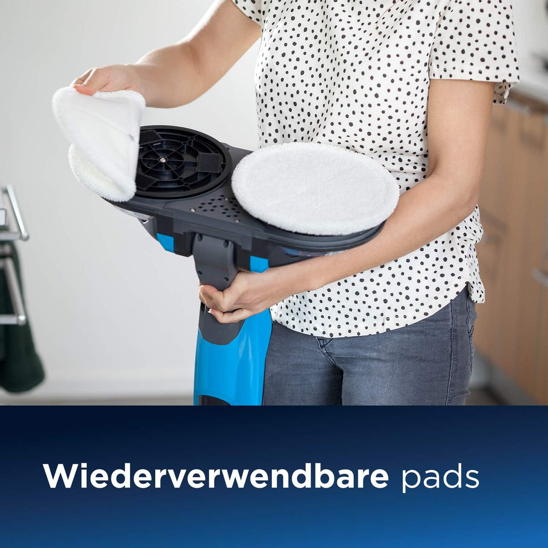 Bissell 20522 Spinwave Elektrischer Mop für Hartböden, 105 W, Spinwave