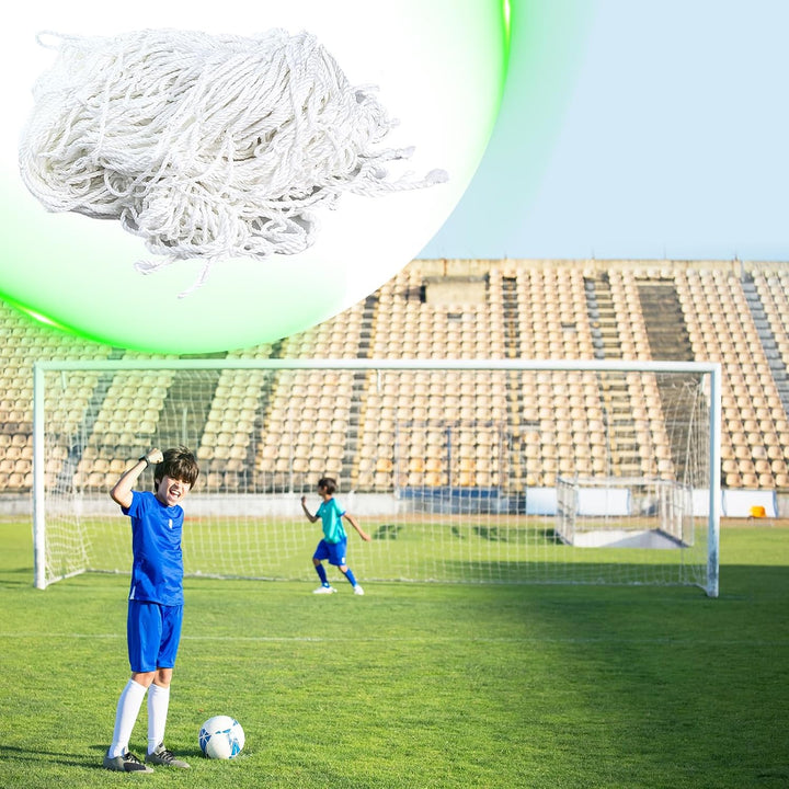 Fussballtor Netz, 3x2m Fussballtornetz Soccer Goal Net Tornetze Ersatznetz Fussball Tor Match Werkze