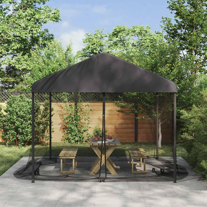 vidaXL Moskito-Netz für Pavillon 220 Mesh Schwarz 4 x 3 x 2 cm