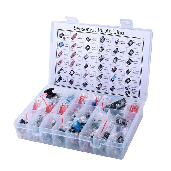 Hailege 37 Sensoren Sortiment Kit 37 Sensoren Kit Sensor Starter Kit Raspberry Pi Sensor Kit 37 in 1