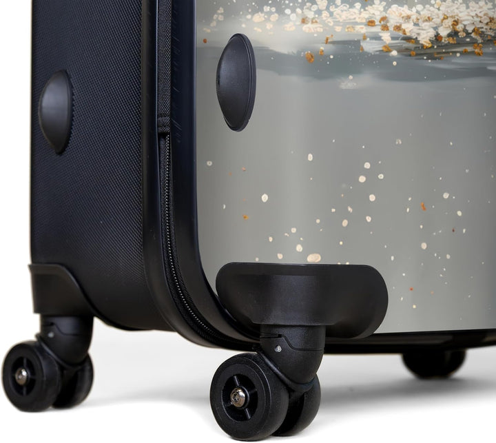 NoBoringSuitcases.com® Koffer XL Gross 77x51.5x28 cm Reisekoffer mit 4 Rollen Leicht Trolley Hartsch