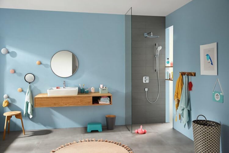 hansgrohe Croma Select E Duschset 0,65m, 3 Strahlarten, Weiss/Chrom 0,65m Set 3 Strahlarten (Multi)