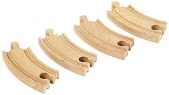 BRIO World - Kurze Gebogene Gleise (E1) (Packung mit 2) White Einheitsgrösse (Packung mit 2), White
