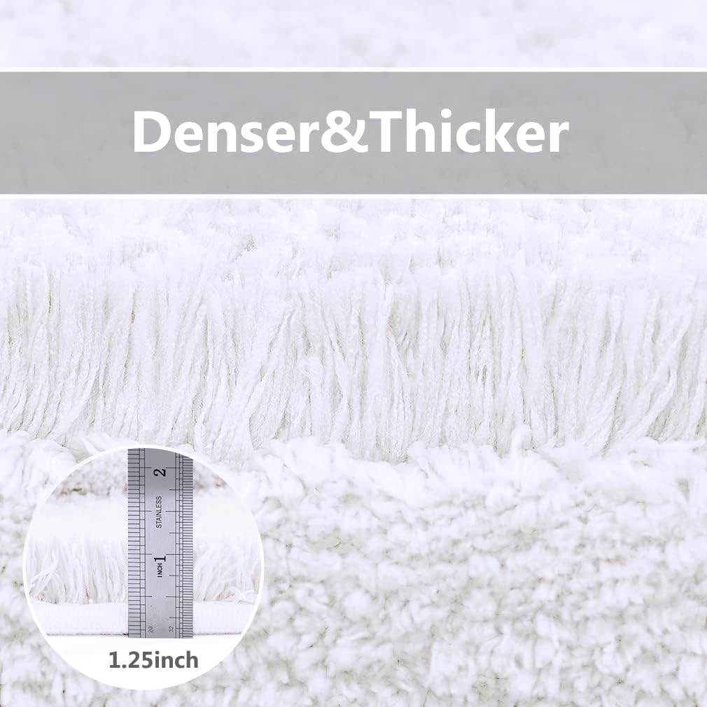 VANZAVANZU Badematte rutschfest Badteppich Extra Lange Verdickt Badezimmerteppich Weich Badeteppich