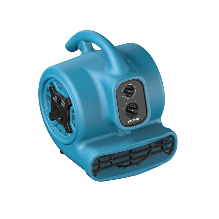 XPower Mighty Centrifugal Air Mover, Carpet Dryer, Floor Fan, Blower, Stackable, Daisy Chain, for Wa
