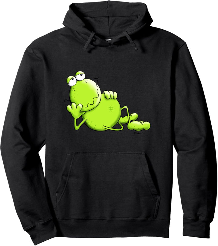 Chillender Frosch I Faultier Faulenzer Design I Urlaub Fun Pullover Hoodie