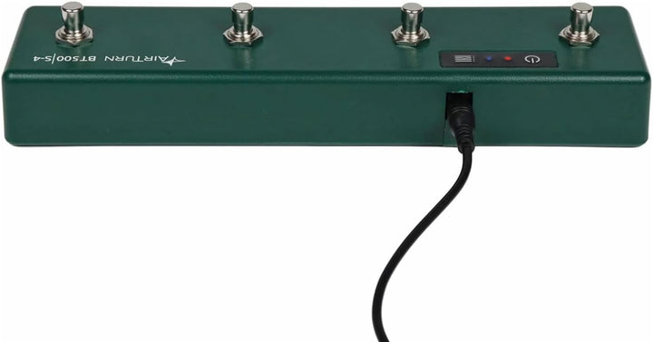 Airturn BT500-S4 Bluetooth Fussschalter Footswitch Controller Fernbedienung mit keepdrum 9V Netzteil
