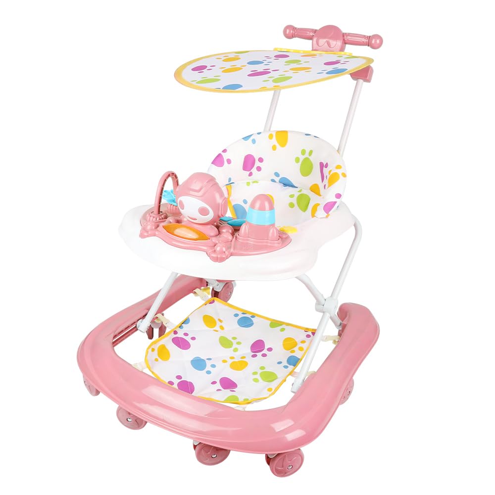 Lauflernhilfe für Babys, Jungen, Mädchen, mitwachsend, 3-in-1, faltbar, mit 3 Höhen, Sitz und abnehm