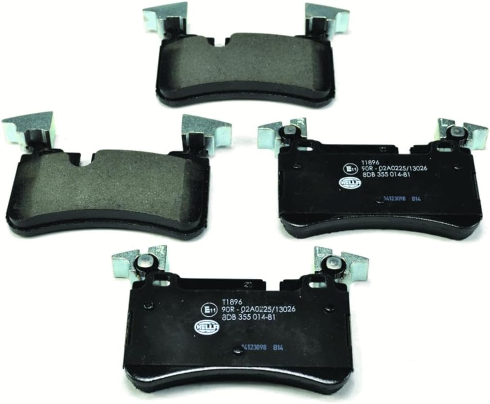 HELLA PAGID 8DB 355 014-811 Bremsbelagsatz - T1896 - Dicke/Stärke: 14.8mm - Bremssystem: Brembo - ni