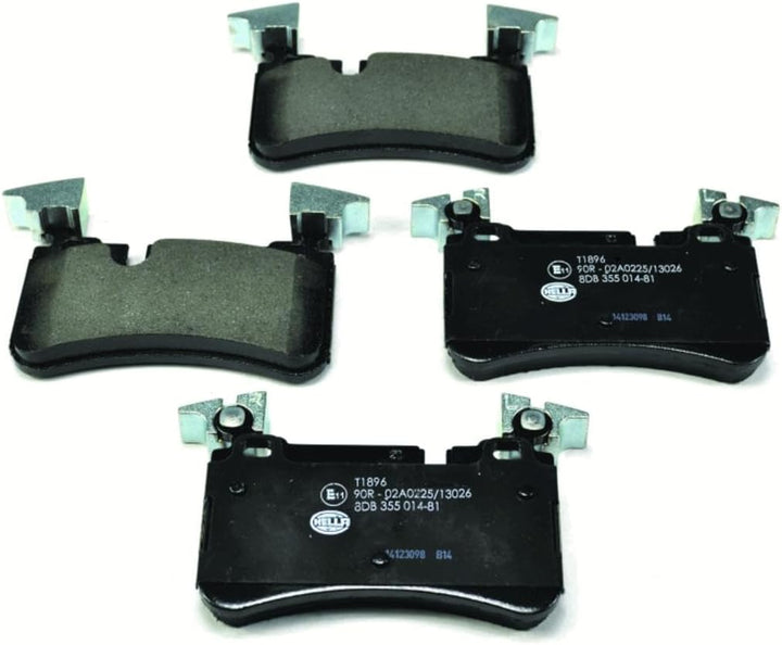 HELLA PAGID 8DB 355 014-811 Bremsbelagsatz - T1896 - Dicke/Stärke: 14.8mm - Bremssystem: Brembo - ni