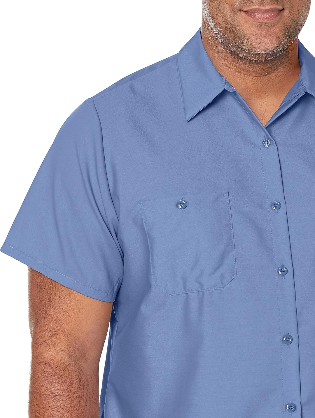Red Kap Damen Women's Short Sleeve Industrial Work Shirt Hemd L Blau (Petrol Blue), L Blau (Petrol B
