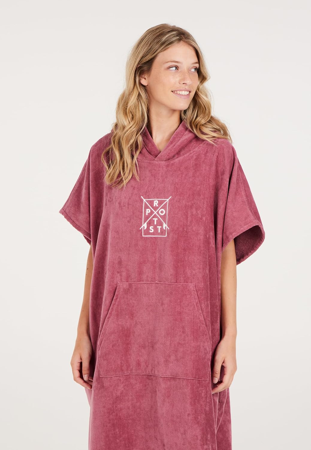 Protest Poncho Prtdilemma Einheitsgrösse Deco Pink, Einheitsgrösse Deco Pink
