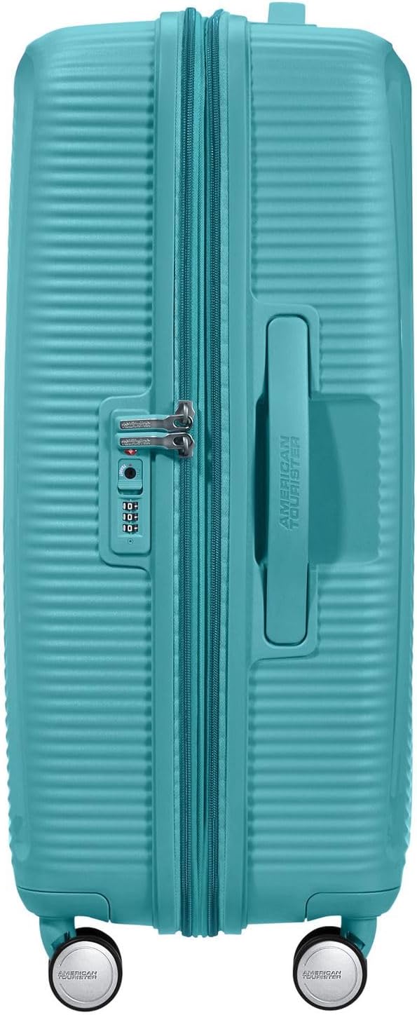 American Tourister Soundbox - 4-Rollen-Trolley 67 cm erw. turquoise
