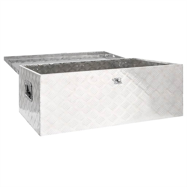 vidaXL Aufbewahrungsbox Aluminiumkoffer Aluminiumbox Lagerbox Lagerkiste Transportkoffer Transportki