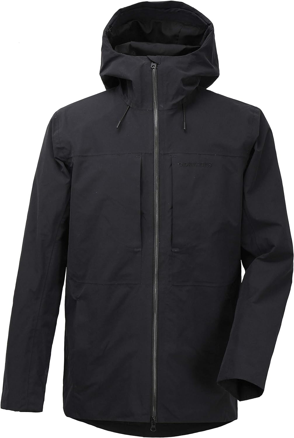 Didriksons 1913 Herren Outdoorjacke Ove mit hohem Kragen Black, M