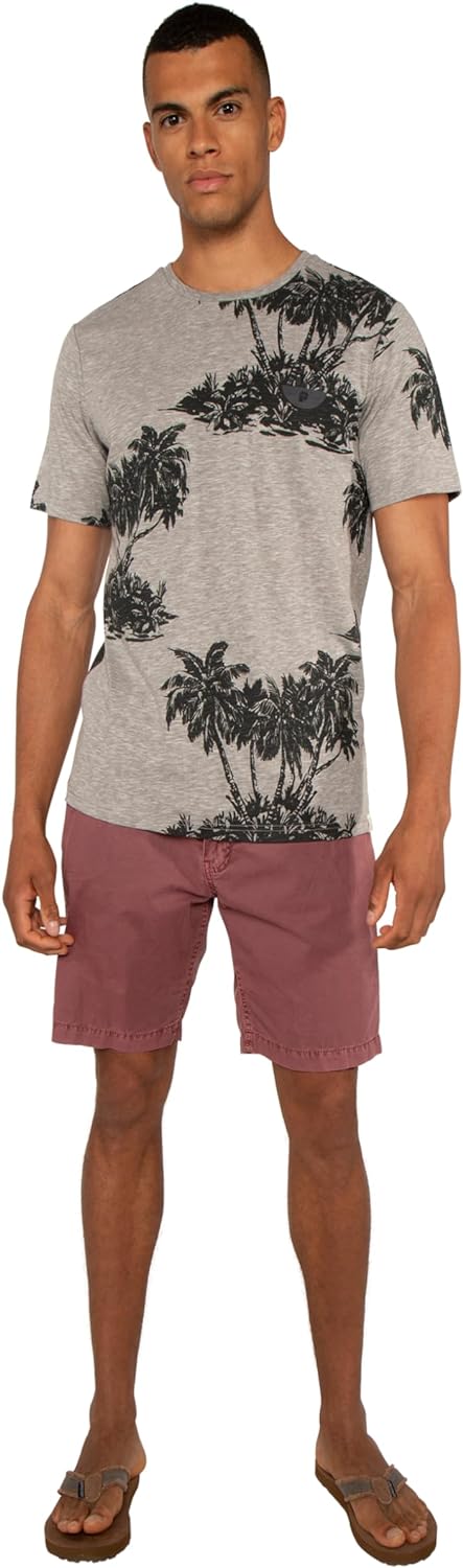 Protest Herren Manton T-Shirt M Dunkelgrau Melert, M Dunkelgrau Melert