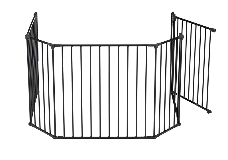 Baby Dan Konfigurationsgitter/Kaminschutzgitter Flex XL 90-278 cm, Anthrazit & Konfigurationsgitter