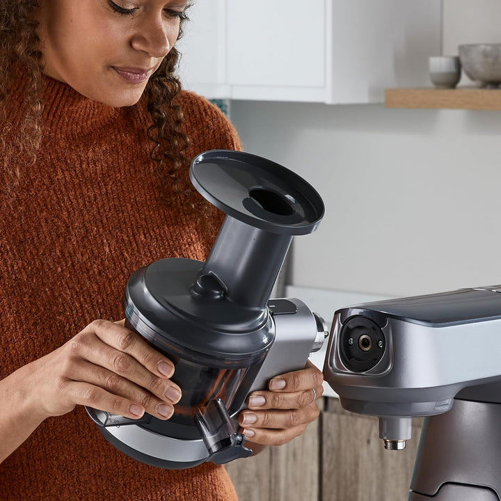 Kenwood Slow Juicer KAX720PL Zubehör für Kenwood Küchenmaschinen, elektrischer Entsafter mit 400ml S