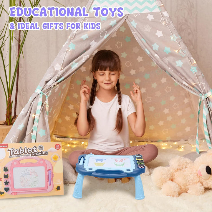Sarsumir Magnetische Maltafel Zaubertafeln für Kinder, Zaubertafel Maltafel Magnettafel Reisegrösse,