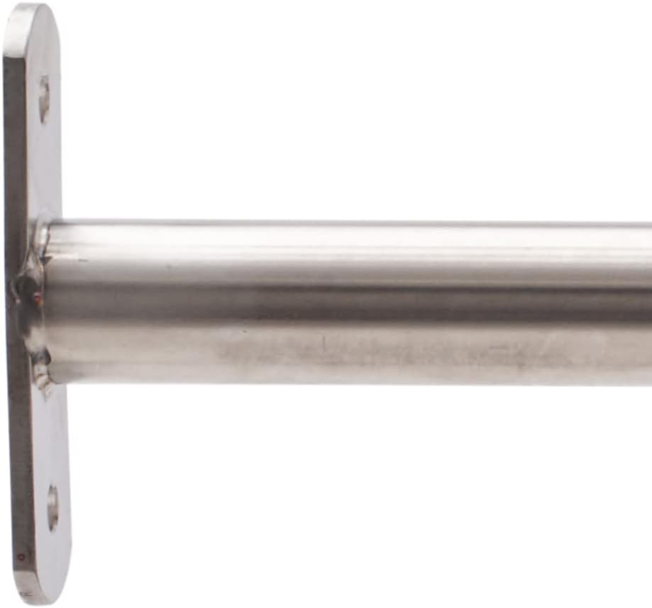 TRIBECCO® Reckstange Turnstange Gymnastikstange Metallstange 60 cm INOX, 60 cm INOX