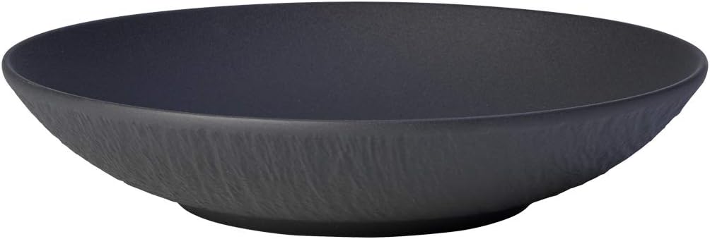 Villeroy & Boch Manufacture Rock 6er Set Suppenteller schwarz grau Porzellan