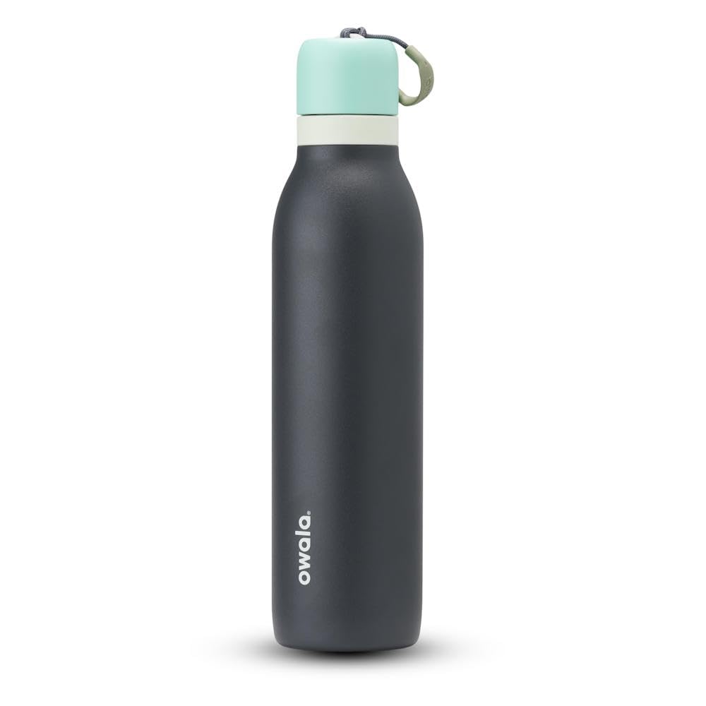 Owala FreeSip Twist Isolierte Edelstahl Trinkflasche mit Strohhalm, 710 ml – BPA-frei, optimal für S
