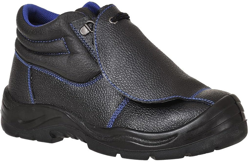 Portwest Steelite Metatarsal Stiefel S3 HRO M, Grösse: 41, Farbe: Schwarz, FW22BKR41 41 Schwarz, 41