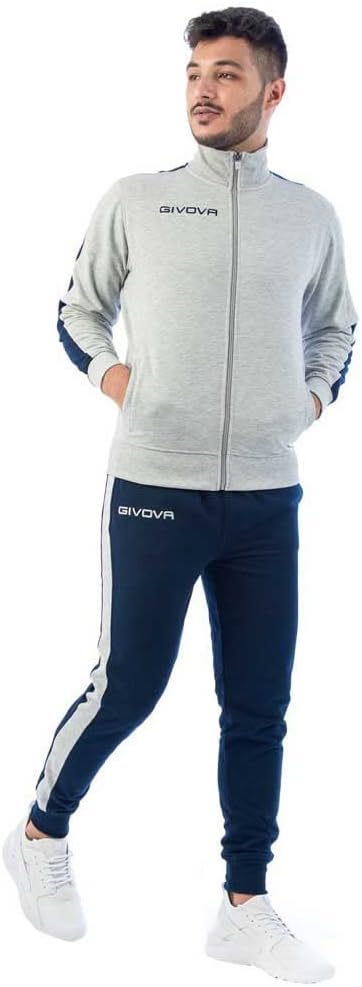 Givova Herren Tuta Felpa Revolution Sportoutfit L mehrfarbig, L mehrfarbig